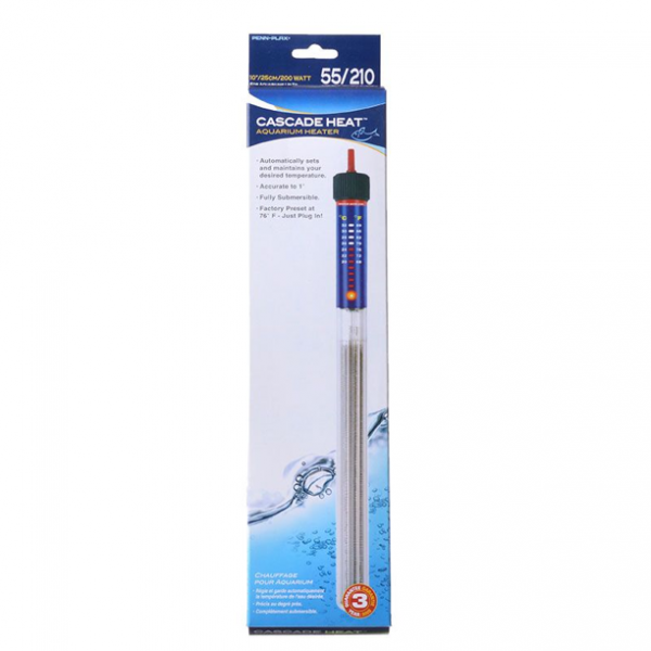 Penn-Plax Cascade Heat 200w Submersible Heater