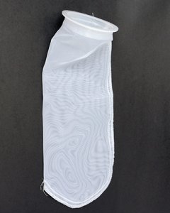 4" x 14" Mesh Filter Bag w/ External Ring - 200 Micron