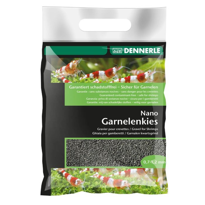 DENNERLE Nano Shrimp Gravel, Sulawesi black, 2 kg