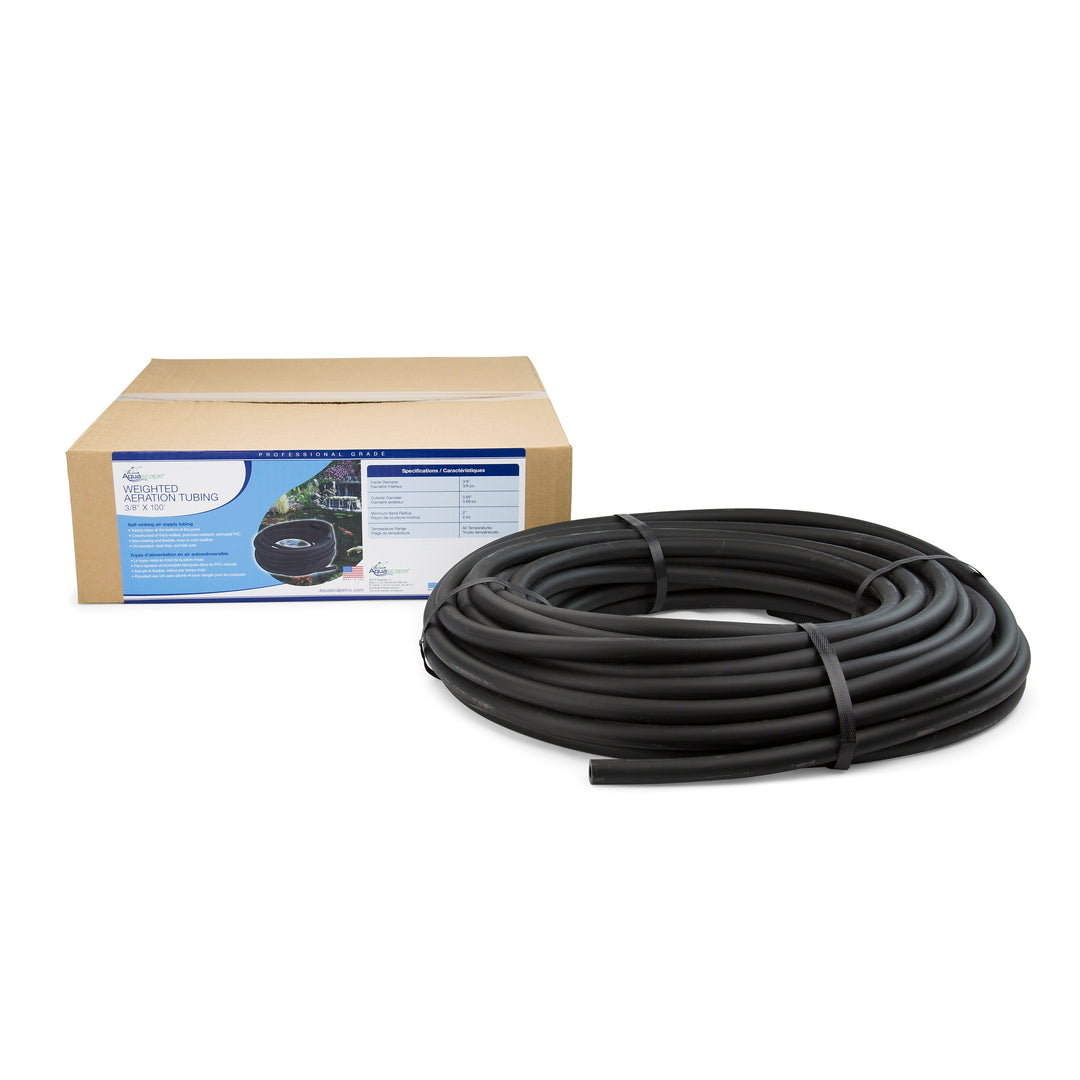 Aquascape Weighted Aeration Tubing - 3/8" X 100'