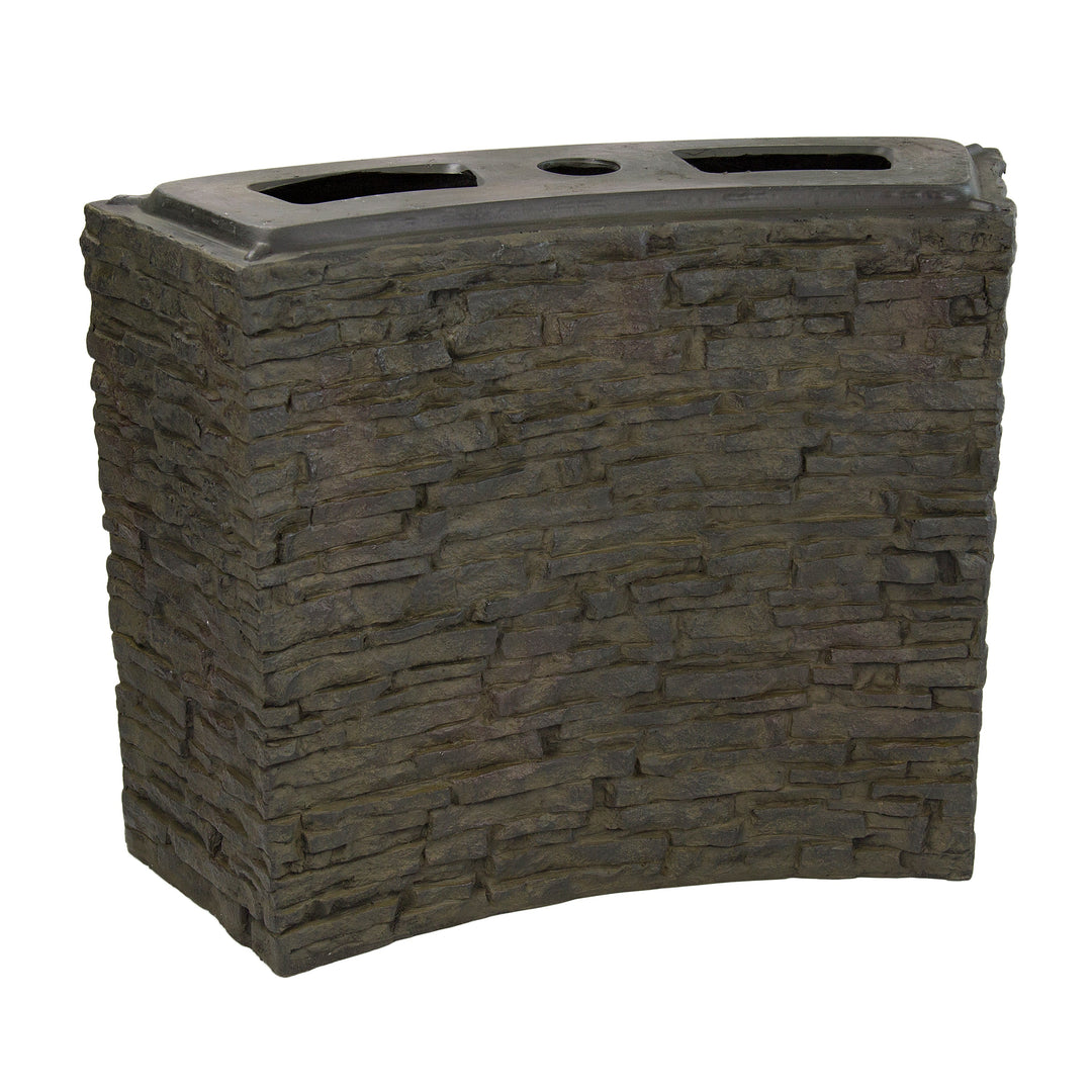 Aquascape Large Curved Stacked Slate Wall Base