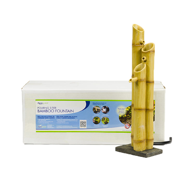 Aquascape Pouring 3-Tier Bamboo Fountain