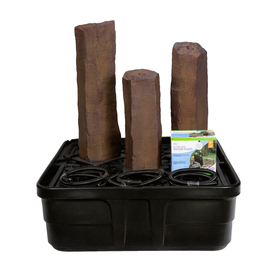 Aquascape Faux Basalt Set of 3 Landscape Fountain Kit