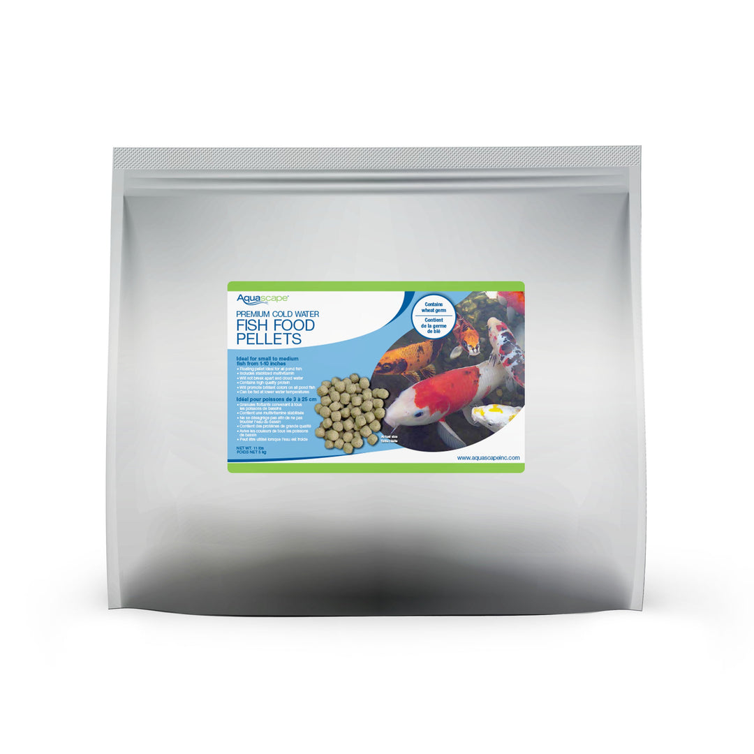 Aquascape Premium Cold Water Fish Food Pellets - 11lb