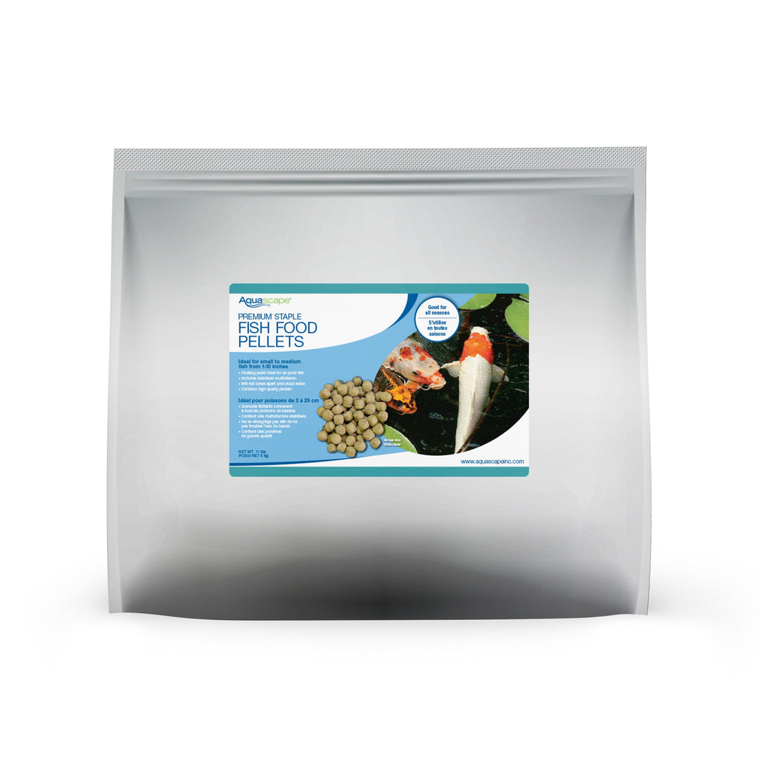Aquascape Premium Staple Fish Food Pellets - 11lb