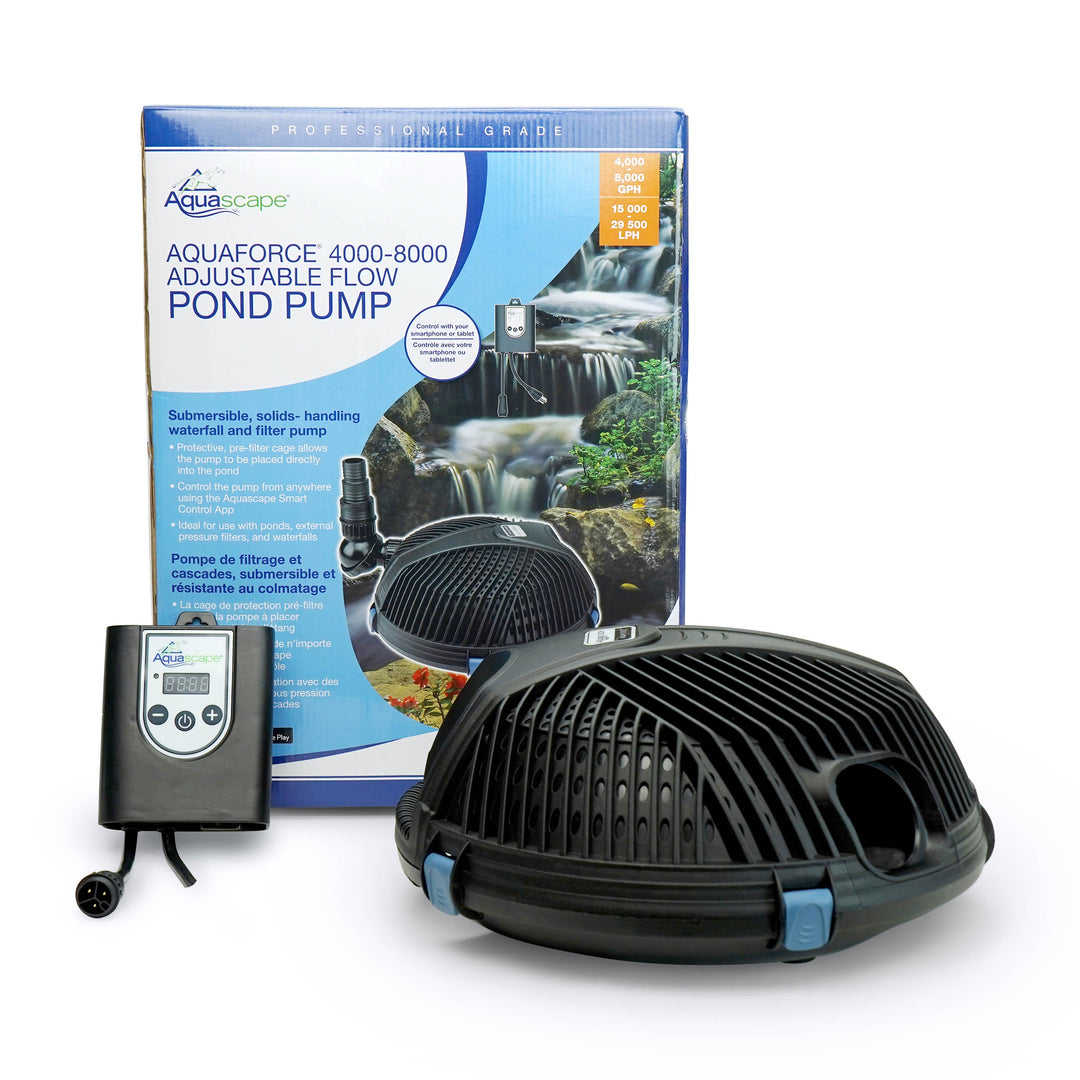 Aquascape AquaForce® 4000-8000 Adjustable Flow Solids-Handling Pond Pump