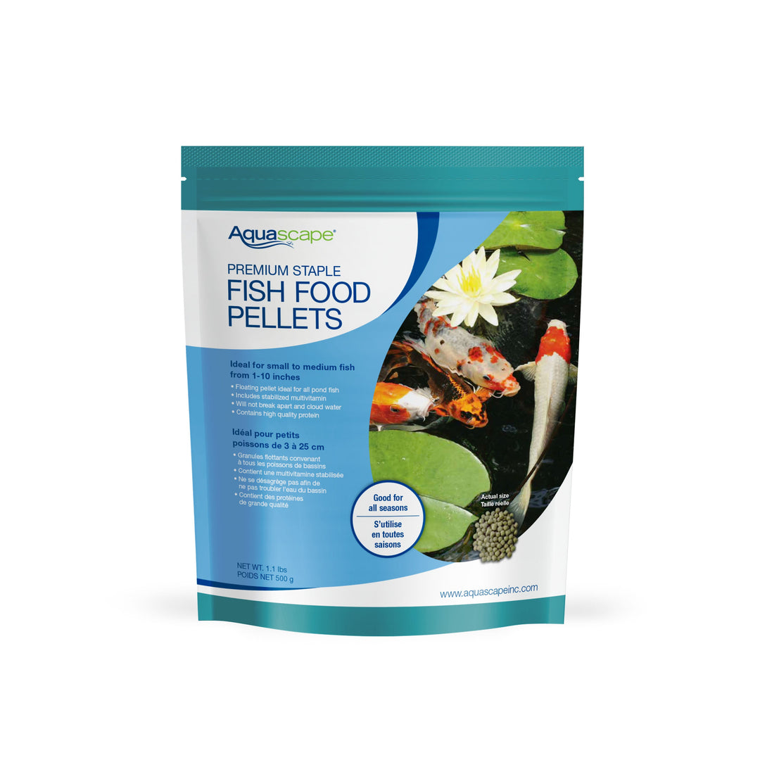 Aquascape Premium Staple Fish Food Pellets - 1lb