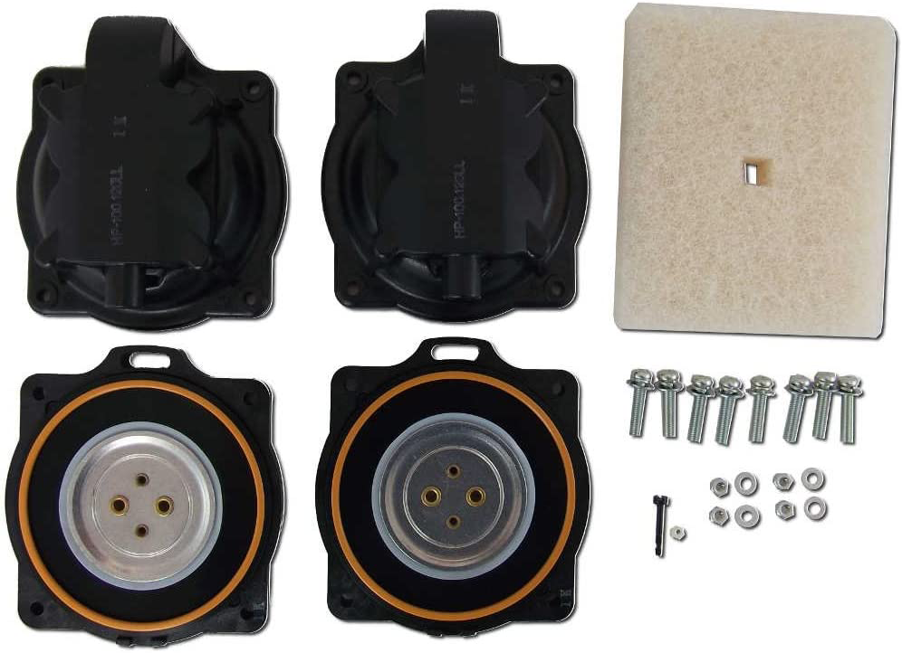 HIBLOW HP 100LL/120LL Chamber Block and Filter rebuild kit
