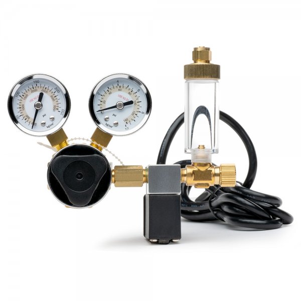 Milwaukee CO2 Flow Pressure Regulator with Solenoid Valve - MA957