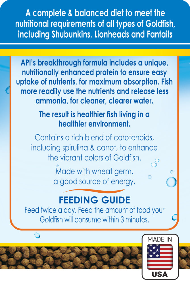 API Goldfish Pellets 4.0 OZ