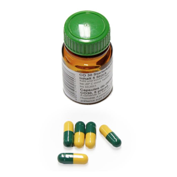 DENNERLE BIO CO2 Starter Capsule, 5 pcs.