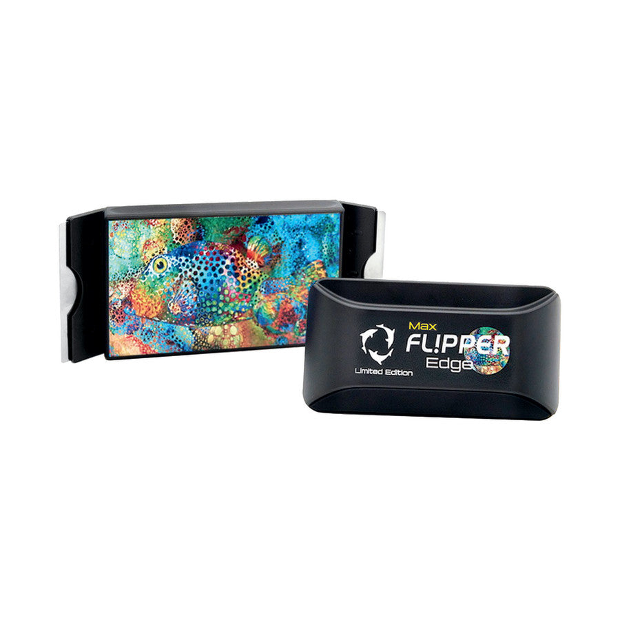 Flipper Cleaner Edge LIMITED 2in1 MAX Magnetic Aquarium Algae Cleaner Puffer, 1ea