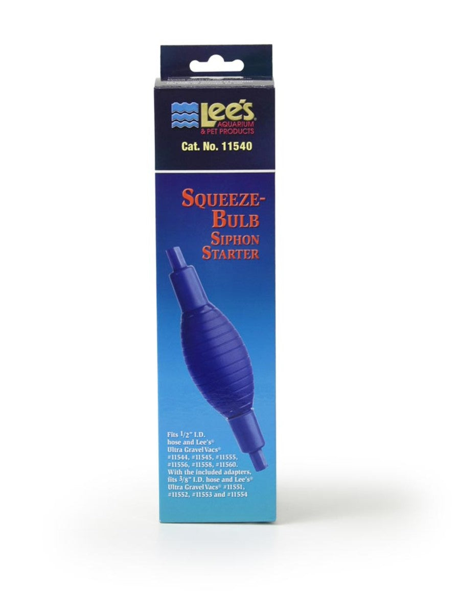 Lee's Aquarium Pet Products Squeeze Bulb Aquarium Siphon Starter 1ea
