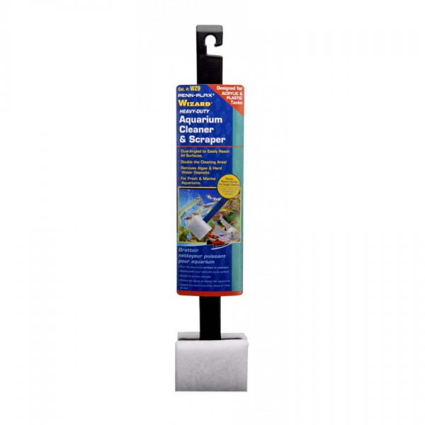 Penn-Plax Wizard 18" Heavy Duty Algae Cleaner & Scraper - For Acrylic Aquariums