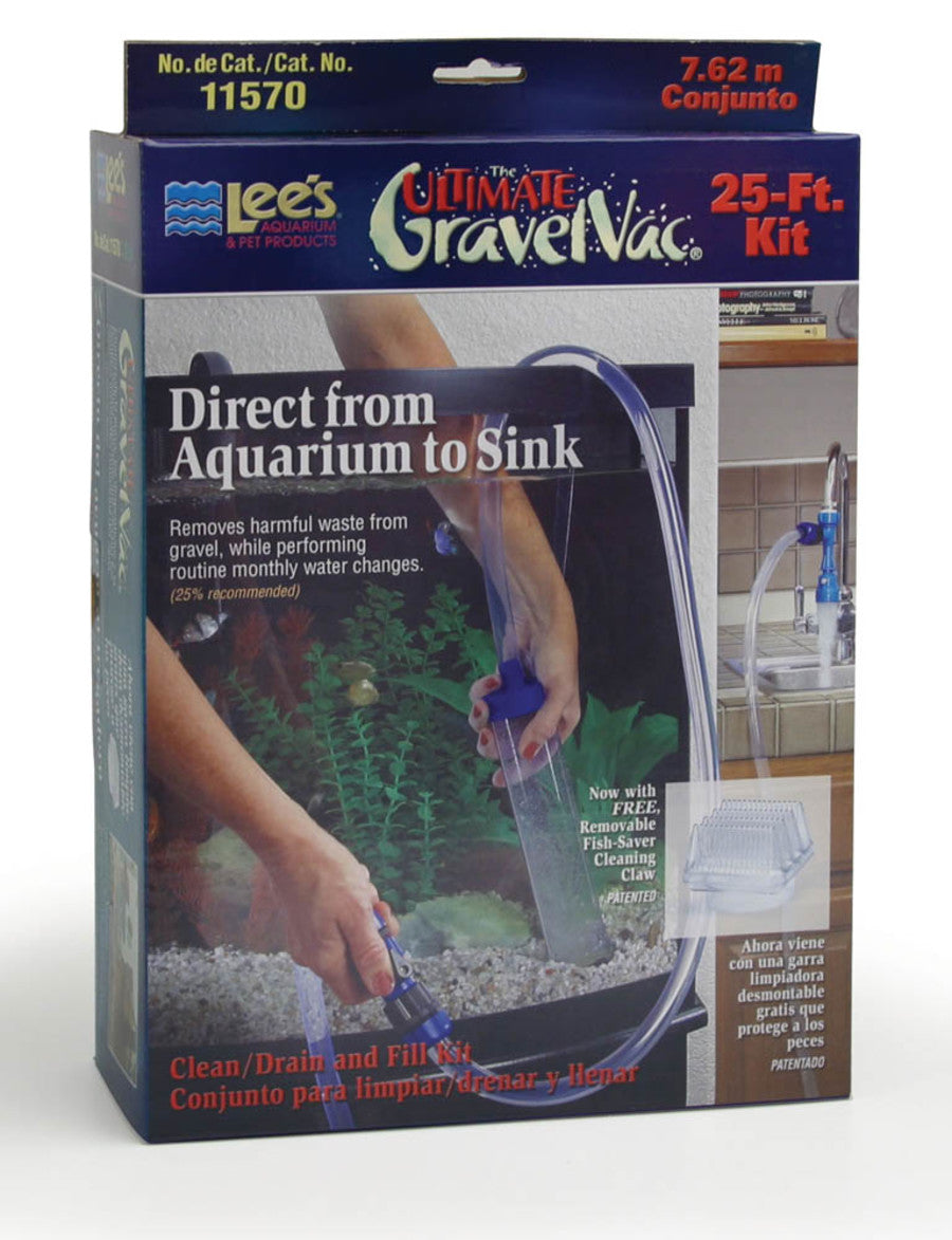 Lee's Aquarium Pet Products The Ultimate Gravel Vac Kit 1ea/25 ft