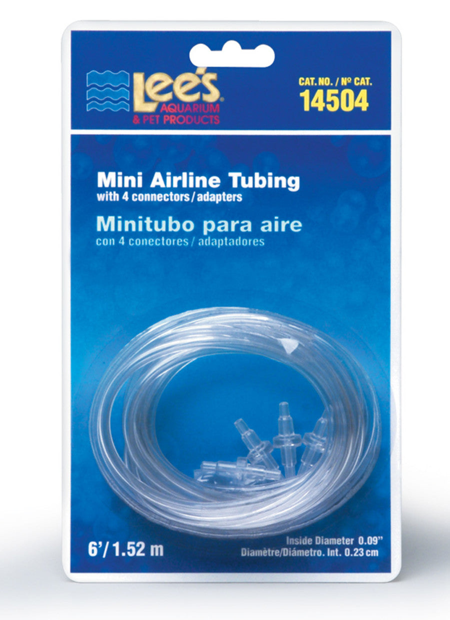 Lee's Aquarium Pet Products Mini Airline Tubing Clear, 1ea/6 ft