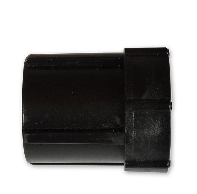 Evolution Aqua Black Threaded Compression Nut - (END CAPS that thread on to white fitting)