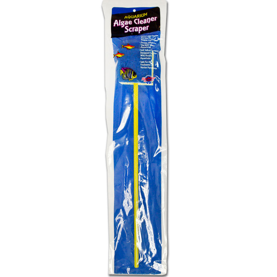 Blue Ribbon Pet Products Double Sided Algae Cleaner Sponge on a Stick Yellow, 1ea