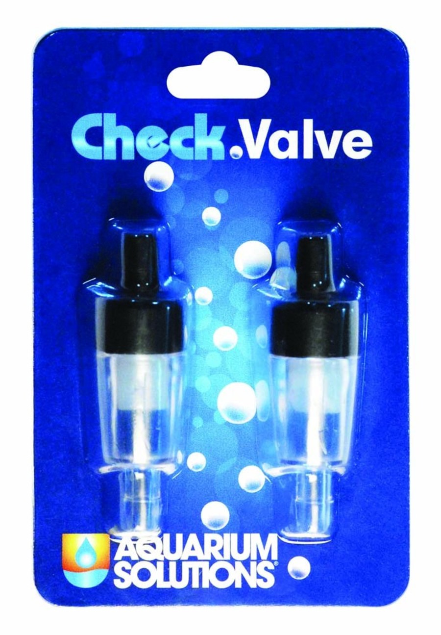 Aquarium Solutions Airline Check Valve Clear, Black, 1ea/2 pk