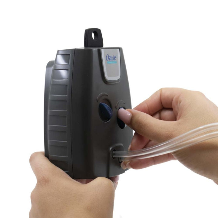 OASE OxyMax 200 Aquarium Air Pump Black, 1ea