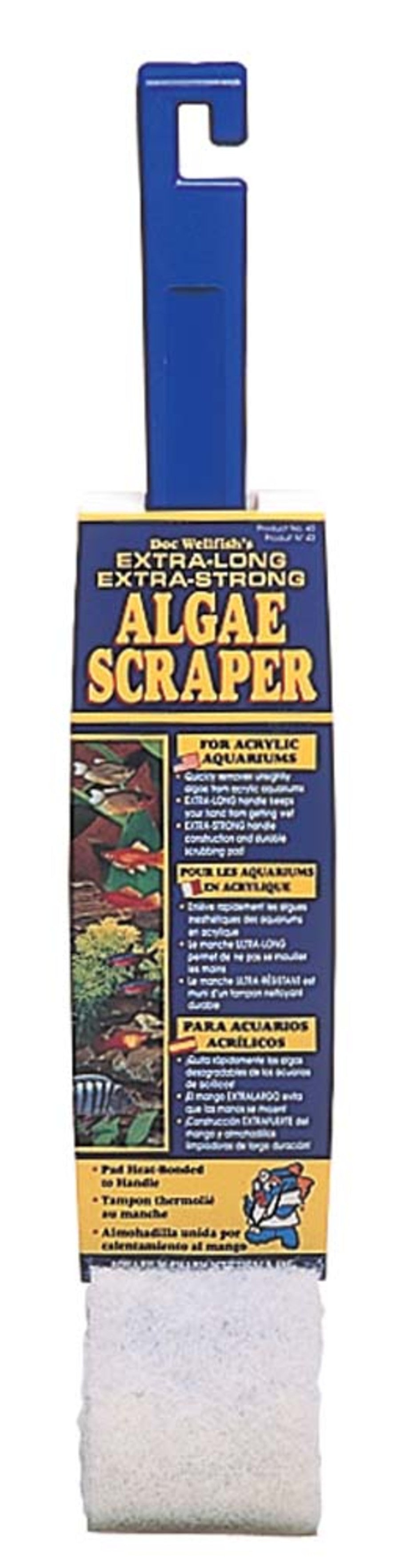 API Doc Wellfish's Algae Scraper For Acrylic, 1ea/18 in