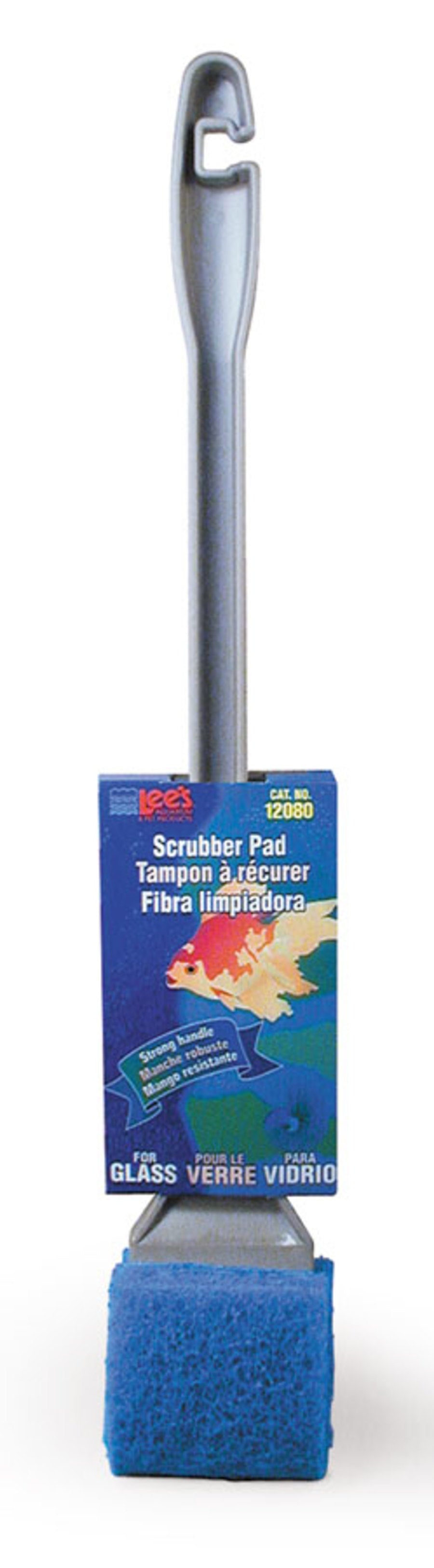 Lee's Aquarium Pet Products Super Algae Scrubber with Handle For Glass, 1ea