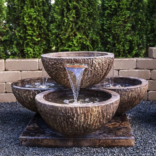 AQUASCAPE SPECIAL ORDER NESTED FOUNTAIN BOWLS 32", 40", 50", 60" - MERLOT