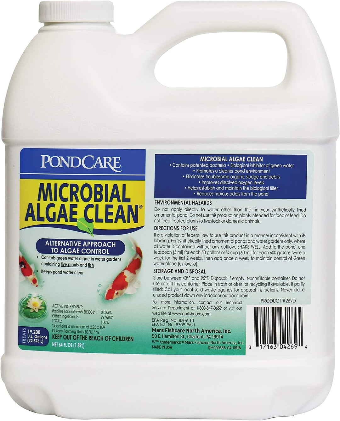 API MICROBIAL ALGAE CLEAN 64 oz.