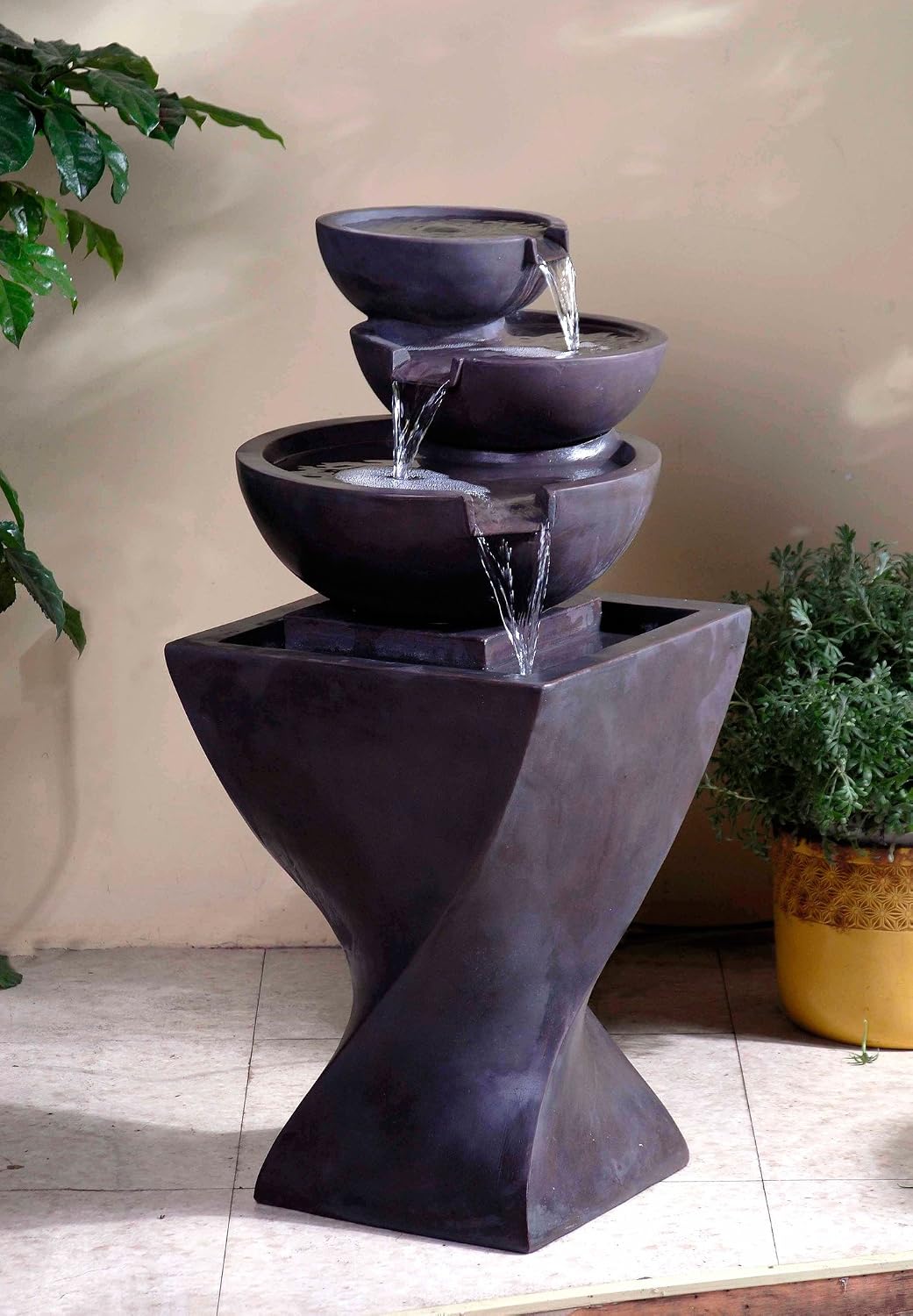 AQUASCAPE SPECIAL ORDER NESTED FOUNTAIN BOWLS 32", 40", 50" - MERLOT