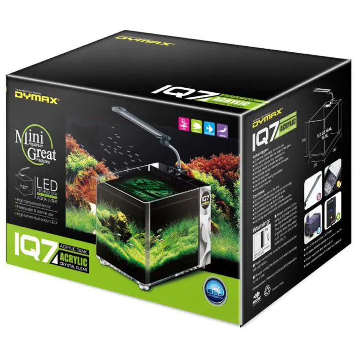 DYMAX IQ7 Mini Acrylic Aquarium MONO BLACK