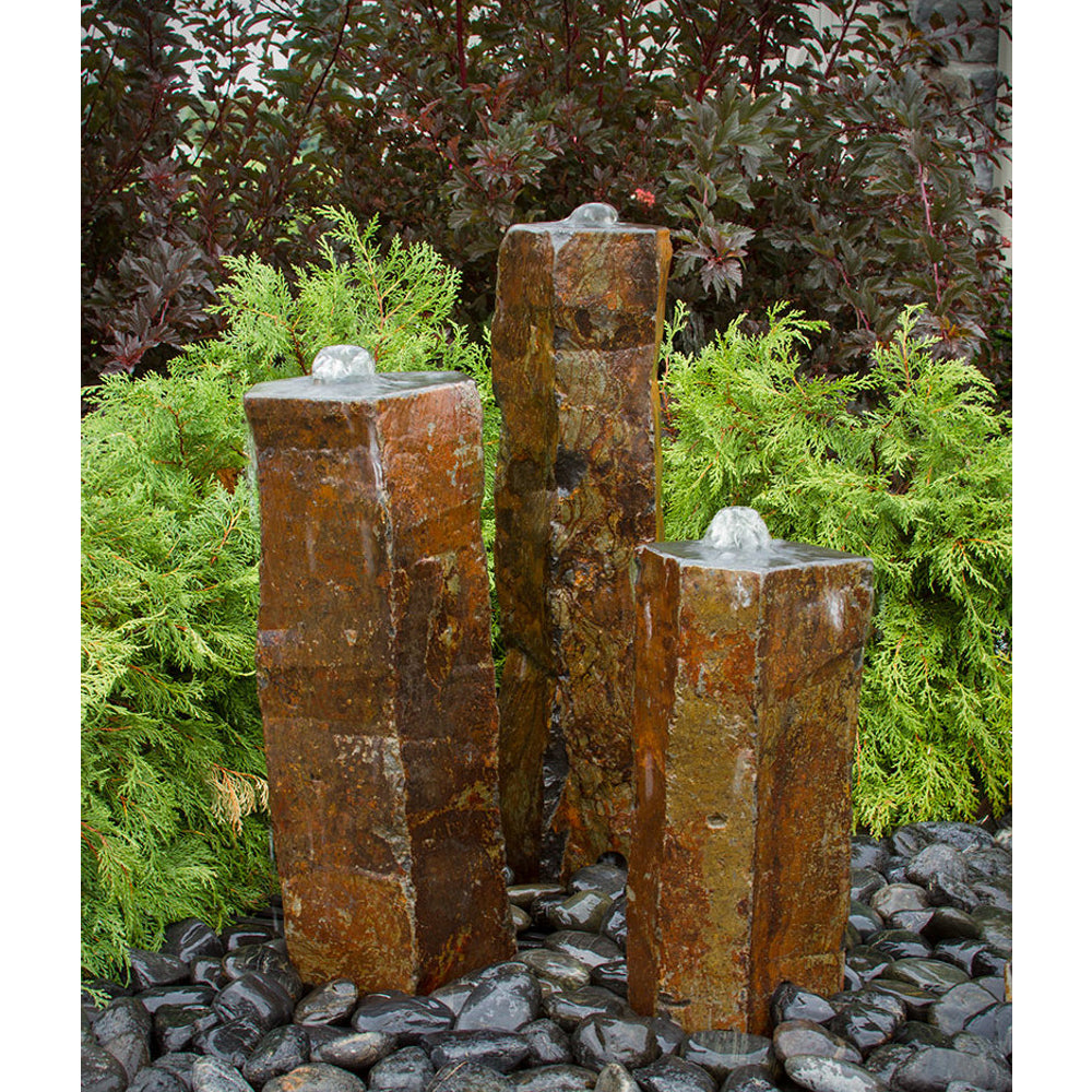 Basalt Polished Top 3-pc Set Custom (1ea - 4 ft 5 ft 6 ft)