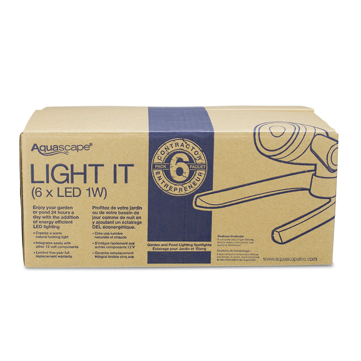 Aquascape 1-Watt Spotlight 6-Pack