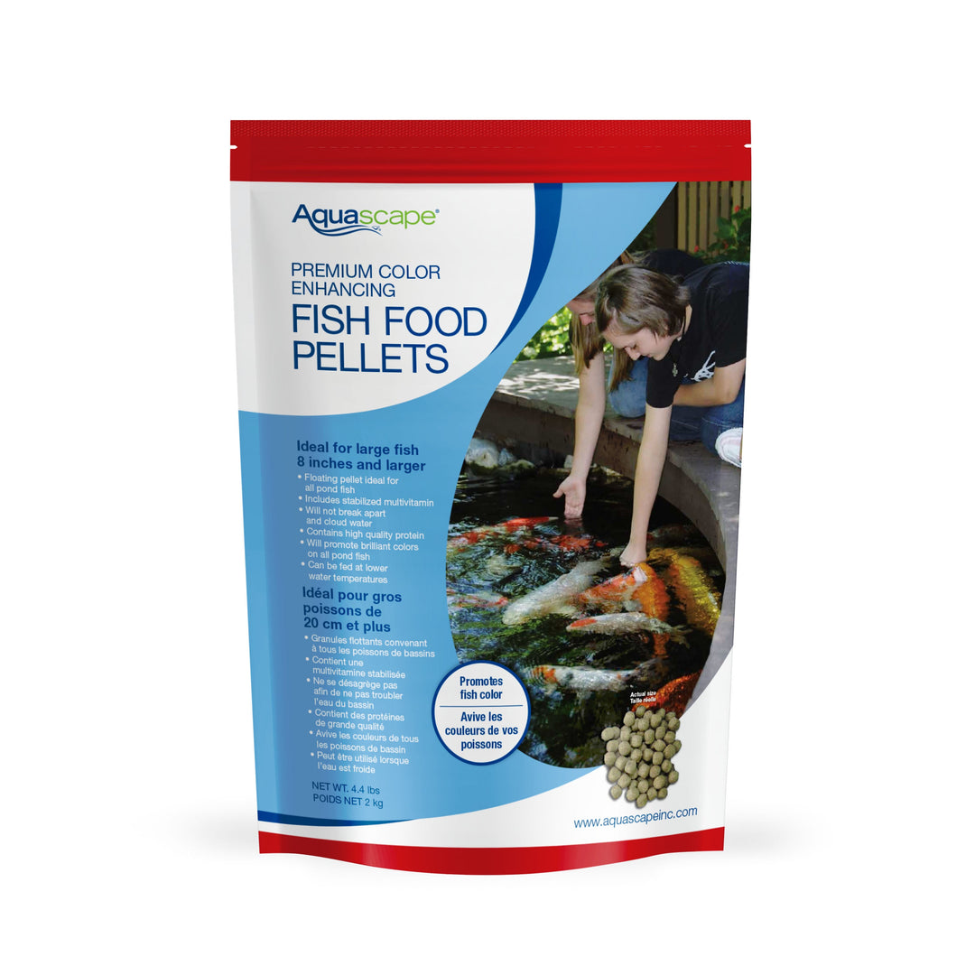 Aquascape Premium Color Enhancing Fish Food Pellets - 4lb