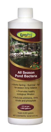 EasyPro All-In-One Package â€“ Includes 16 oz Clarifier; All Season Bacteria; Liquid Barley Extract; Water Conditioner