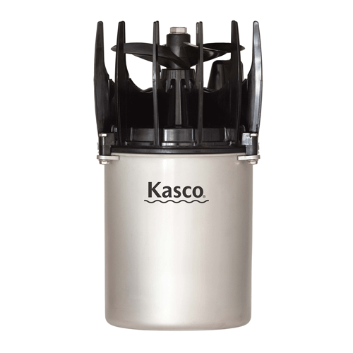 Kasco 2400 Aquaticlear, Clog resistant Circulator, 1/2HP, 120V, 1PH, No Mount/Float or Control, w/ 3' Stub Cord, male half of Quick Disconnect ONLY