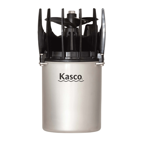 Kasco 3400 Aquaticlear, Clog resistant Circulator, 3/4HP, 240V, 1PH, No Mount/Float or Control, 400' Cord w/3' Quick Disc. Stub Cord