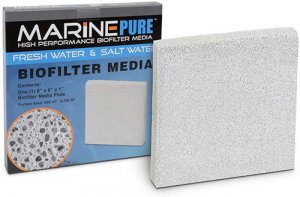 MarinePure High Performance Ceramic Biofilter Media - 8" x 8" x 1" Plate