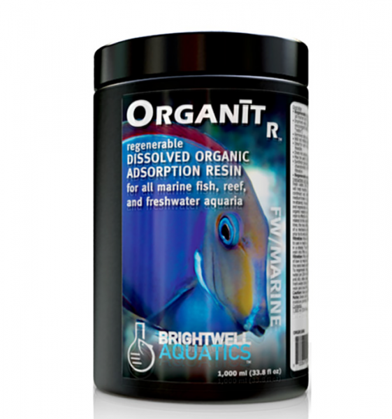 Brightwell OrganitR - Regenerable Organic (Dissolved) Material-adsorption Resin for all Aquaria 1000 ml