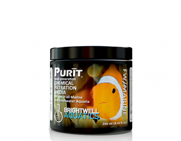 Brightwell Purit - Complete Chemical Filtration Media for all Marine and Freshwater Aquaria 1000 ml